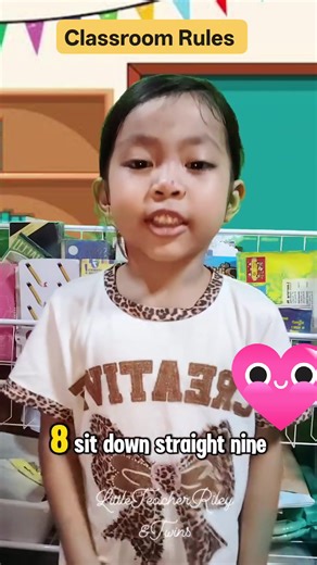 Classroom Rules Pls share..react and comment too .thank you .. #kidsongs | Little Teacher Riley & Twins