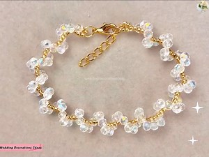 How to Make Easy Seed Bead Bracelet for Beginners 🛠 Materials 👇 ✨ Seed beads in your choice of colors. ✨ Crystal beads for that extra sparkle. ✨ Beading thread and needle. ✨ Scissors and a comfortable workspace. | Wedding Decoration Ideas