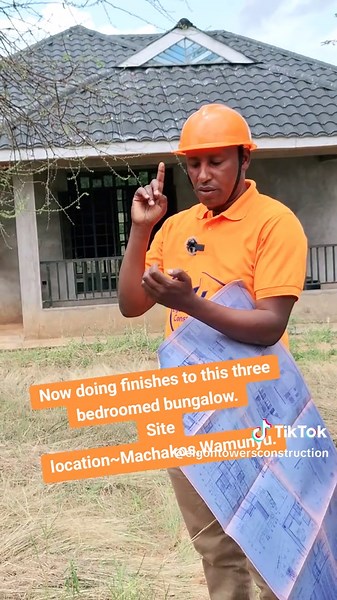 L-Shaped Three Bedroom Bungalow Construction in Machakos