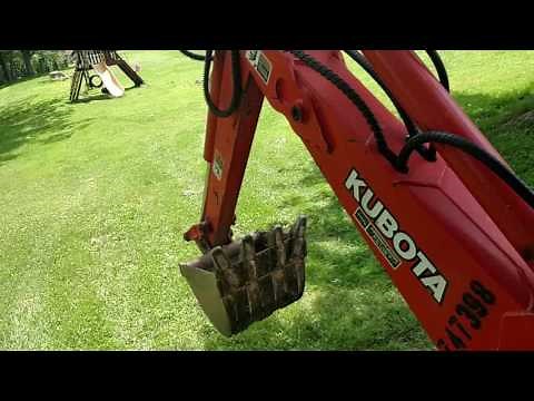 Kubota b21 walk around and operation of tractor