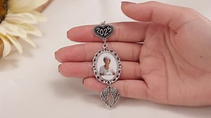 Custom Graduation Tassel Gift,custom Photo&text 2025 Charm With Angel Wing,memorial for Graduation,graduation Memorial Tassel for Grad Cap - Etsy