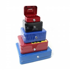 [Hot Item] 4/6/8/10/12 Inch Metal Security Money Safe Box Key Cash Box