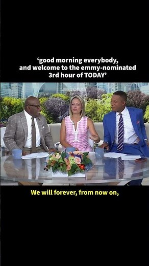 3rd Hour TODAY is Nominated for a Daytime Emmy!