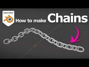 How to make chains in Blender