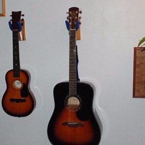 19 DIY Guitar Hanger Ideas Wall Mounted - DIYnCrafty