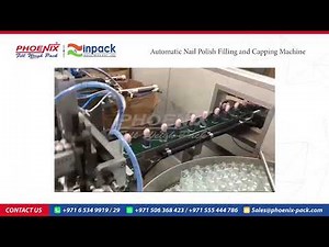 Automatic Nail Polish Filling and Capping Machine