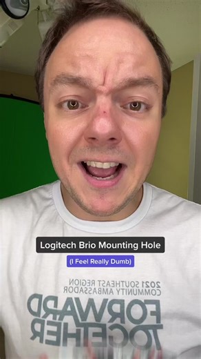 Logitech Brio Webcam Mounting Hole Explained