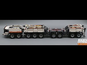 WIP LEGO Technic replica of the Liebherr LTM11200 crane, part 1/3