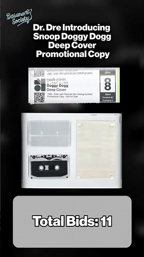 Dr. Dre & Snoop Doggy Dogg “Deep Cover” 1992 Promo Cassette (AMG 8) Sells for $532 | Goldin