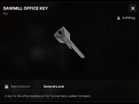 Sawmill Office Key - Key Guide - Gray Zone Warfare