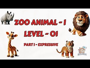 Kids Learn Zoo Animals - Part 1: Vocabulary with Pictures and Real-Life Videos 🦁🐘