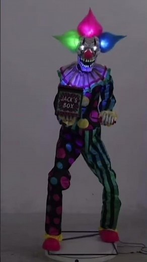 JACK IN THE BOX CLOWN HOME DEPOT 2025 #halloween #animatronics #homedepothalloween #clowns