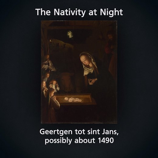 21K views · 1.2K reactions | Divine and earthly light illuminate Geertgen tot Sint Jans's tranquil night-time scene, our picture of the month. Fnd out more about this peaceful nativity scene here: https://bit.ly/2XLSdfg | National Gallery | Facebook