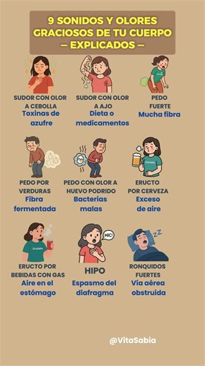 9 SONIDOS Y OLORES GRACIOSOS DE TU CUERPO EXPLICADOS