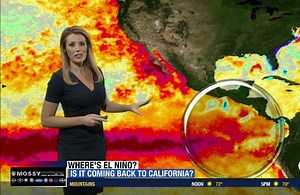Wondering what happened to El Niño? It's still one of the strongest on record, so where is the rain in Southern California? One cooler area of the ocean may be making all the difference. | Meteorologist Jacqueline Bennett