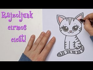 Rajzoljunk cirmos cicát! (Gyerekeknek)