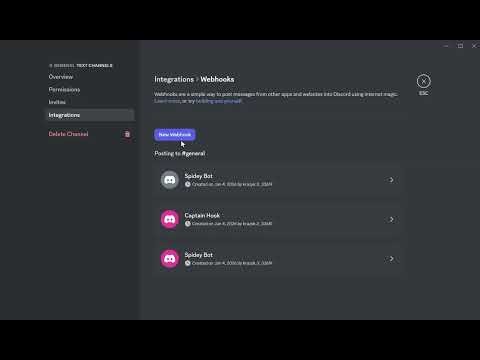 How to make a webhook on discord tut