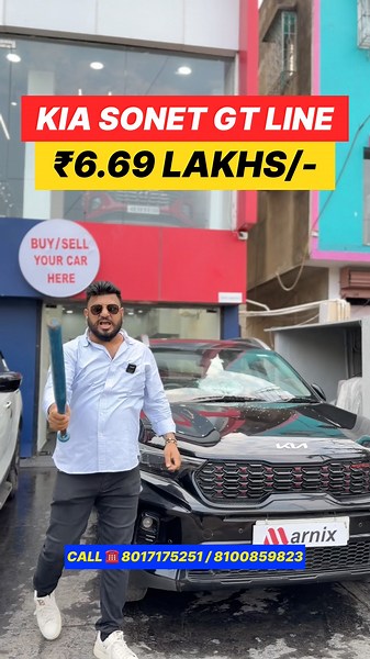 Kia Sonet GT Line ₹6.69 Lakhs/- #rahulxstreme #shorts #secondhandcar