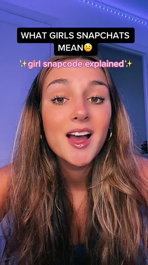 ✨girl snap code explained✨you’re welcome:) | snapchat
