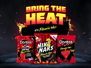 Can you handle the heat of the Flamin’ Hot range? All your favourite snacks, with that extra bite you’ve always wanted. #Doritos #NikNaks #BringTheHeat | Doritos