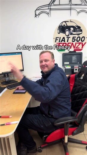 A road trip to the mechanic! All of our cars go through intense checks to ensure that it is safe and good to drive. We only sell cars with 0 advisories 🙌🥳 #CapCut #Fiat500Frenzy #roadto1k #fyp #sheffield