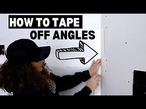 How to tape Off Angles