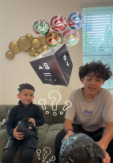 UNBOXING FIFA World Cup 2026 Trionda Mystery Mini Soccer Ball ⚽️ this time with both my boys🥰 @adidas @FIFA World Cup @DICKS Sporting Goods #worldcup2026 #fifaworldcup #soccer #unboxing #boymom