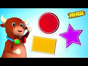 We Are Shapes - Songs For Children & Nursery Rhymes | Cartoons by Farmees - Videos For Kids