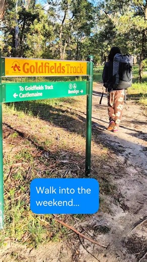 Take a pause this weekend. Find some rest and relaxation out in nature. Explore the Goldfields Track at your own pace. It's 210km. But you don't have to do all of it. Walk a short stretch or ride a fair bit. Being outdoors is good for us. Find out more on our website: https://goldfieldstrack.com.au/ #goldfieldstrack #visitloddonvalley #explorebendigo #visitballarat #ballaratintheknow #daylesfordmacedonlife #castlemainemaldonsurrounds #nature | Goldfields Track