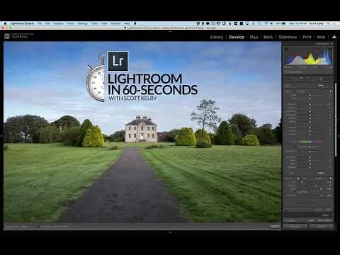 Lightroom in 60-Seconds: Painting Straight Lines with the Adjustment Brush