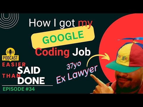 How to Get a Google Engineering Job - 37yo Lawyer to Google Engineer! Ep #34