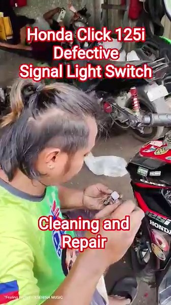 Honda Click 125i V2 Signal Light Switch Repair #honda #click125i