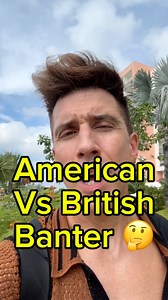 American banter versus British banter. My goodness they do get into a state of excitement a lot quicker than us. Personally, I’m jealous of that…. | Russell Kane