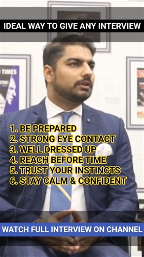 5 Rules to Ace Any Job Interview (Live Demo) | Interview Etiquettes #interviewtips #jobinterview