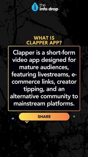 Clapper App: The TikTok Alternative? #theinfodrop #shorts