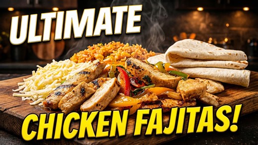 Delicious chicken fajitas made easy at home