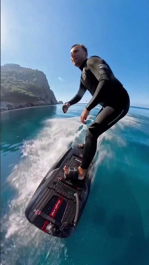 The most EPIC electric surfboard. Ready to ride?🏄‍♂️⚡️#awakeboards #electricsurfboard #watersports