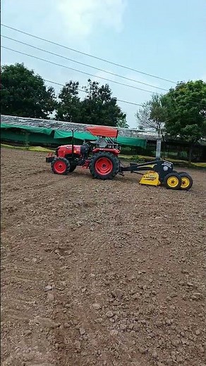 kubota 4501 45 hp tractor laser land leveler performance #viralvideo #viral #subscribe