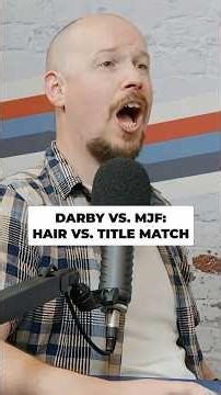 Darby Vs. MJF: Hair Vs. Title Match #AEW #Wrestling #MJF #DarbyAllin