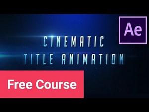 Create a Cinematic Text Animation in Adobe After Effects