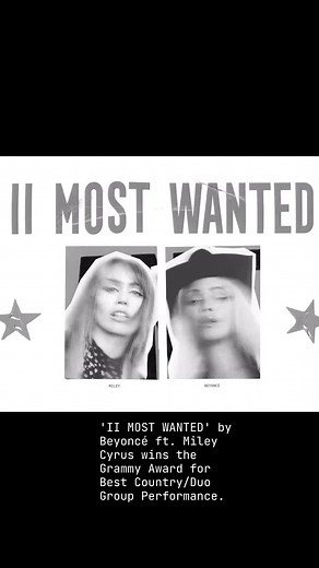 This is Beyoncés 33rd GRAMMY!!! 🤍#cowboycartertour #grammys #mileycyrus #beyonce #cowboycarter