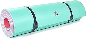 Floating Oasis Lake Pad - Premium Floating Island/Water Mat - Made in The USA (Pink/Turquoise)