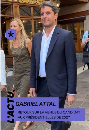 Gabriel Attal visits Annecy