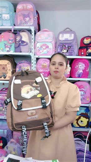 STAY YOUNG #BKP01 Capybara Backpack - Large Capacity School Bag for Girls and Boys