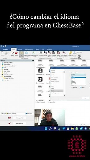 Cambiar Idioma de ChessBase