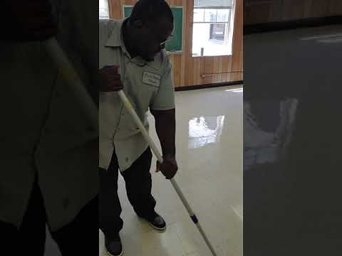 How to Wax/ Polish VCT Floors