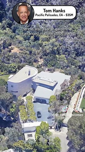 Tom Hanks’ house in California worth $35M #tomhanks #actor #celebrity #mansion #realestate #pacificpalisades #foryoupage #foryou #fyp #forrestgump #castaway