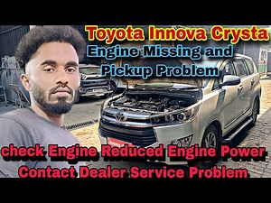 Toyota Innova crysta Engine missing and pick up problem fault P0201 injector circuit #Innovacrysta