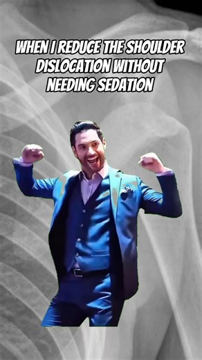 The Cunningham technique is one of my favorites #er #ortho #medicalmemes