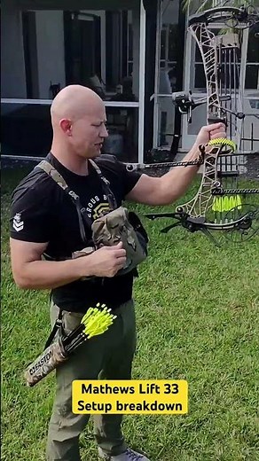 Mathews Lift 33 Setup breakdown #mathewsarchery #archery #bowhunting #bowhunter #hunting #hunt